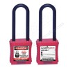 OSHA safety lockout padlock Nylon Shackle  76 mm | Protector FireSafety