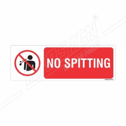 No Spitting Prohibition Sign| Protector FireSafety