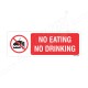No Eating And No Drinking Prohibition Sign