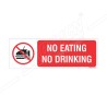 No Eating And No Drinking Prohibition Sign| Protector FireSafety