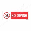 No Diving Prohibition Sign| Protector FireSafety