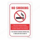 No Smoking Prohibition Sign