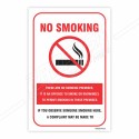 No Smoking Prohibition Sign| Protector FireSafety