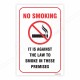 No Smoking Prohibition Sign