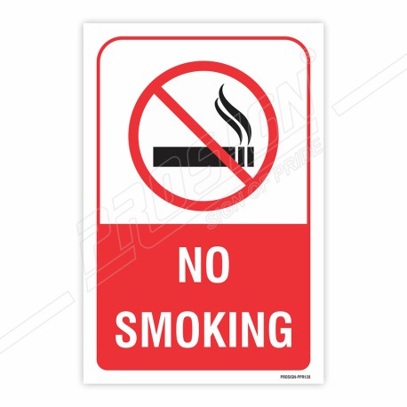 No Smoking Prohibition Sign| Protector FireSafety