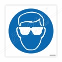 Wear Goggles Mandatory Sign| Protector FireSafety