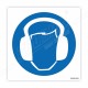 Wear Ear Plug Mandatory Sign