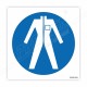 Wear PVC Suit Mandatory Sign