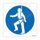 Wear Safety Belt Mandatory Sign