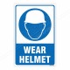 Wear Helmet Mandatory Sign