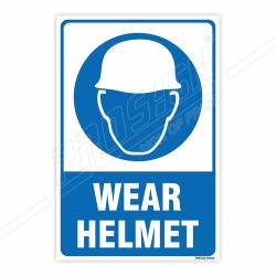 Wear Helmet Mandatory Sign| Protector FireSafety