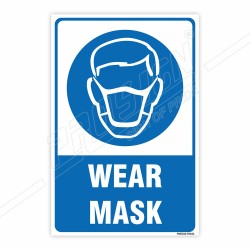 Wear Mask Mandatory Sign| Protector FireSafety