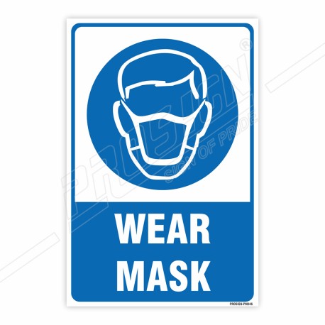 Wear Mask Mandatory Sign| Protector FireSafety