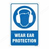 Wear Ear Protection Mandatory Sign| Protector FireSafety