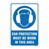 Ear Protection Must Be Worn Mandatory Sign| Protector FireSafety