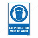 Ear Protection Must Be Worn Mandatory Sign| Protector FireSafety