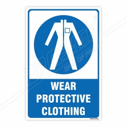 Wear Protective Cloth Mandatory Sign| Protector FireSafety