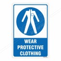 Wear Protective Cloth Mandatory Sign| Protector FireSafety