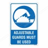 Adjustable Guard Must Be Worn Mandatory Sign| Protector FireSafety