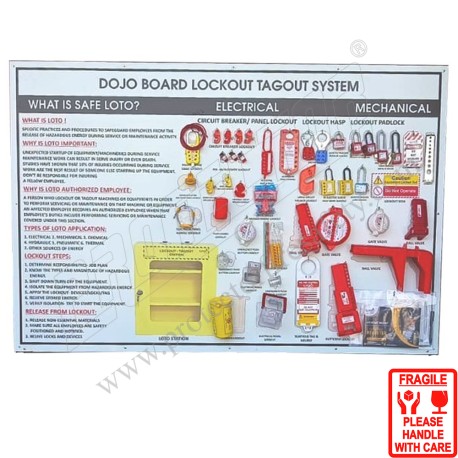 Dojo Board for Logout Tagout Learning Board