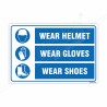 PPE Safety Mandatory Sign| Protector FireSafety