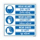 PPE Safety Multi language Mandatory Sign