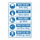 PPE Safety English & Gujrati Mandatory Sign