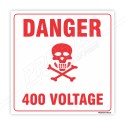 400 Voltage Danger Sign| Protector FireSafety