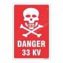 33 KV Danger Sign| Protector FireSafety