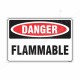 Flammable Danger Sign