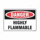 Highly Flammable Danger Sign