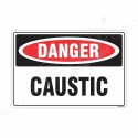 Caustic Danger Sign| Protector FireSafety