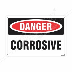 Corrosive Danger Sign| Protector FireSafety