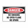 No Smoking, No Open Flame, No Spark Danger Sign| Protector FireSafety