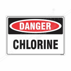 Chlorine Danger Sign| Protector FireSafety