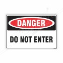 Do Not Enter Danger Sign| Protector FireSafety