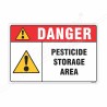 Pesticide Storage Area Danger Sign| Protector FireSafety