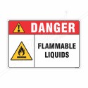 Flammable Liquide Danger Sign| Protector FireSafety