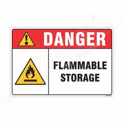 Flammable Storage Danger Sign| Protector FireSafety