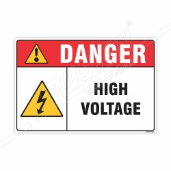 High Voltage Danger Sign| Protector FireSafety