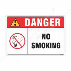 No Smoking Danger Sign| Protector FireSafety