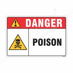 Poison Danger Sign| Protector FireSafety