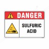 Sulfuric Acid Danger Sign| Protector FireSafety