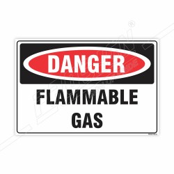 Flammable Gas Danger Sign| Protector FireSafety