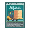 Falling Hazard Material Handling Safety Posters| Protector FireSafety