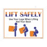 Safe Lifting Material Handling Safety Posters| Protector FireSafety