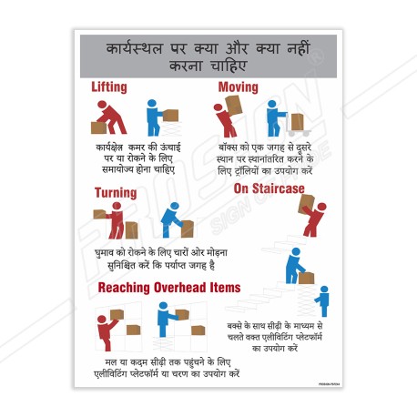 Material Handling Safety Posters| Protector FireSafety