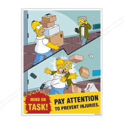 Pay Attention Material Handling Safety Posters| Protector FireSafety