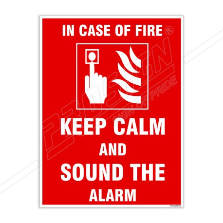 Keep Calm Fire Safety Posters| Protector FireSafety