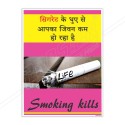 Smoking Kill Life Hindi No Smoking Safety Posters|Protector FireSafety